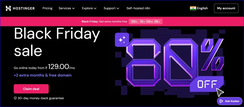 Hostinger coupon code